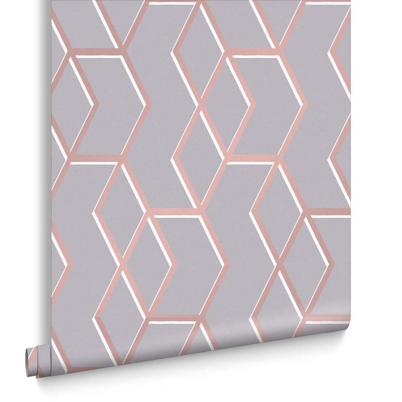 Archetype Grey & Rose Gold Wallpaper - 104734_DIGITAL ROLL_ARCHETYPE GREY ROSE GOLD_01.jpg