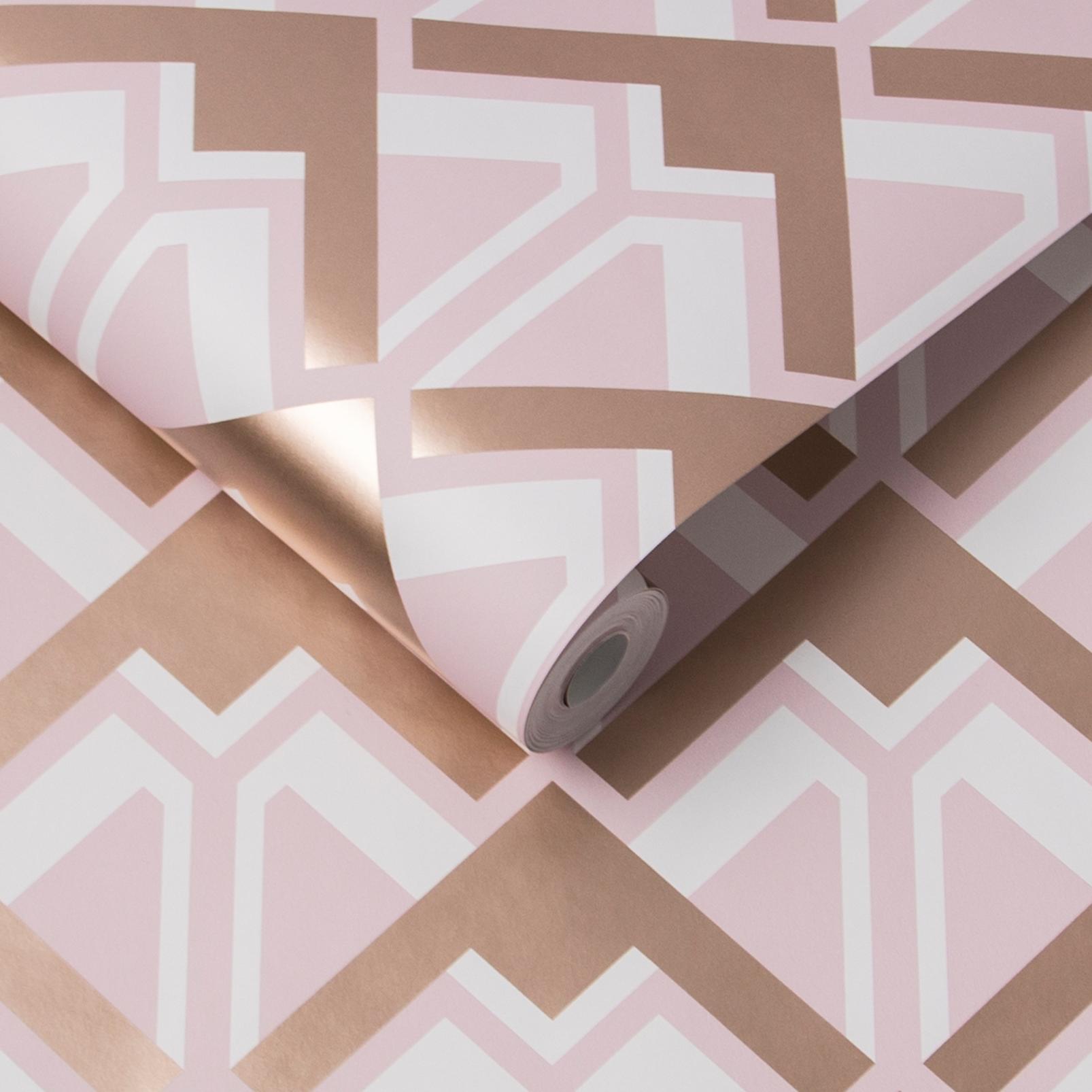 Beau Pink & Rose Gold Wallpaper - 105582_ROLLSHOT_BEAU PINK COCKTAIL_02.jpg