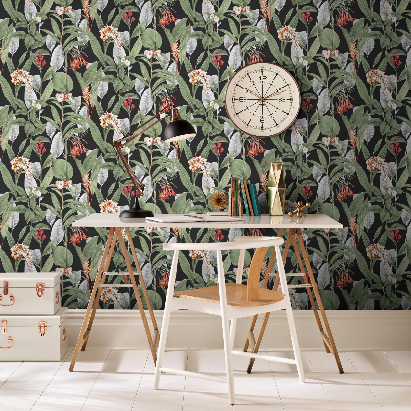 Botanical Black Wallpaper - 103798_ROOMSET_01.jpg