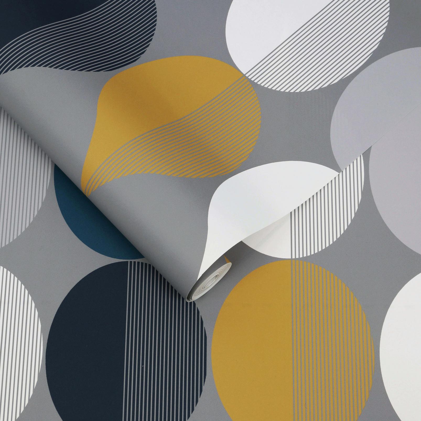 Coronation Craze Slate Wallpaper - 118046_ROLLSHOT_CORONATION CRAZE SLATE_02.jpg