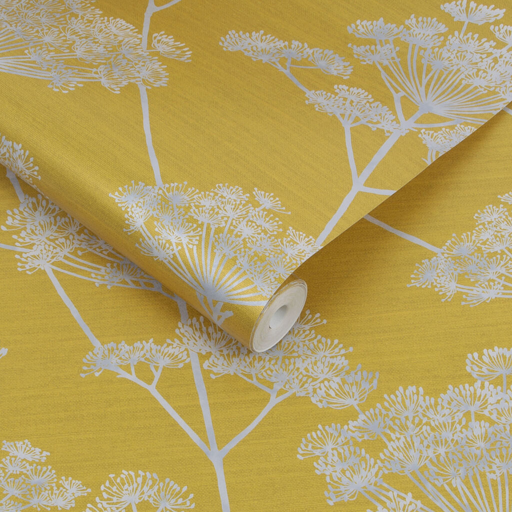 Hortus Mustard Wallpaper