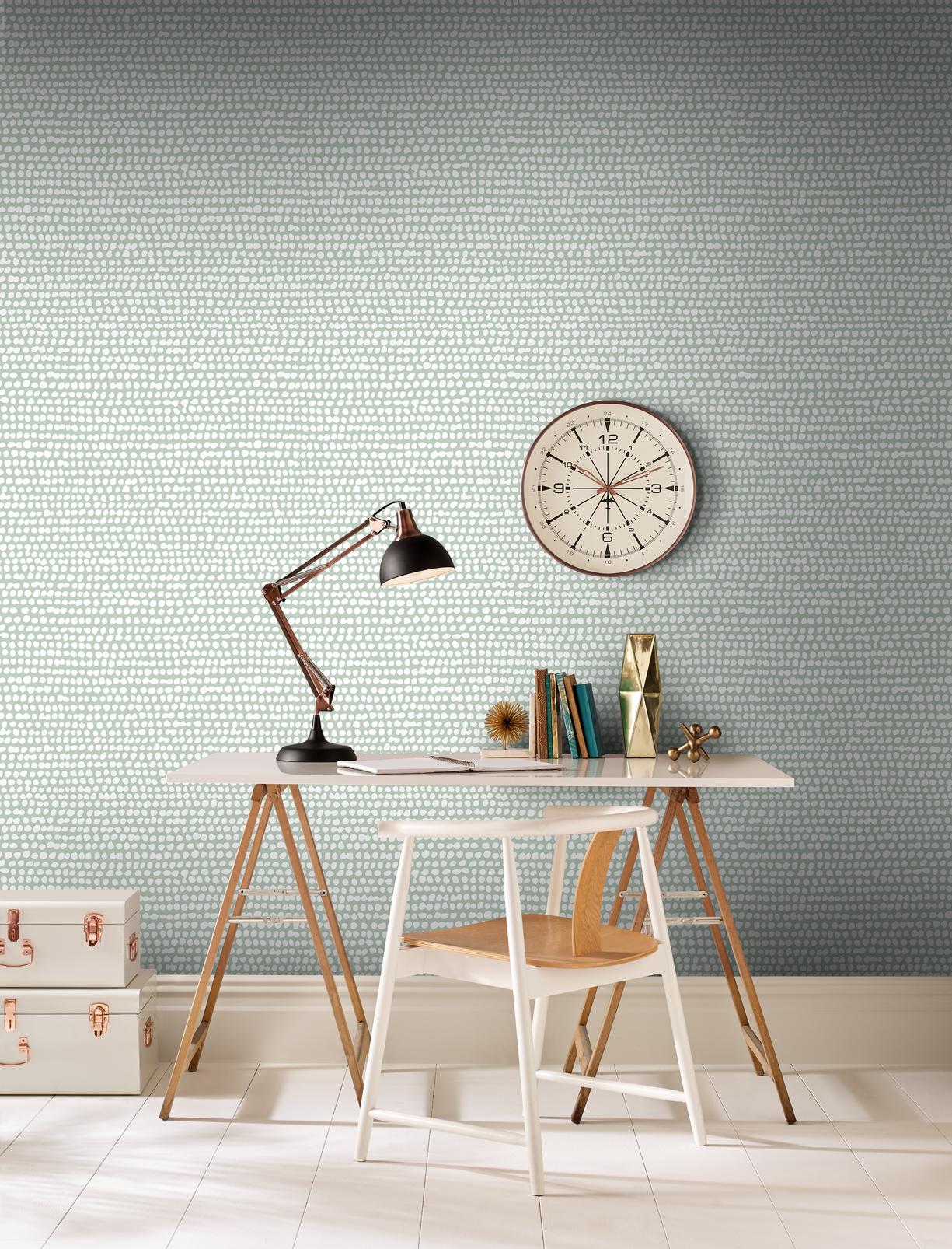 Dots Green Wallpaper - 104537_ROOMSET_01.jpg
