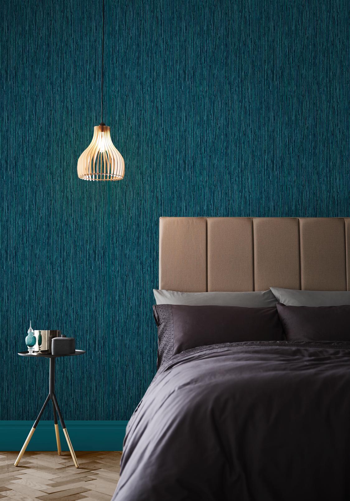 Grasscloth Texture Teal Wallpaper - 111725_ROOMSET_01.jpg