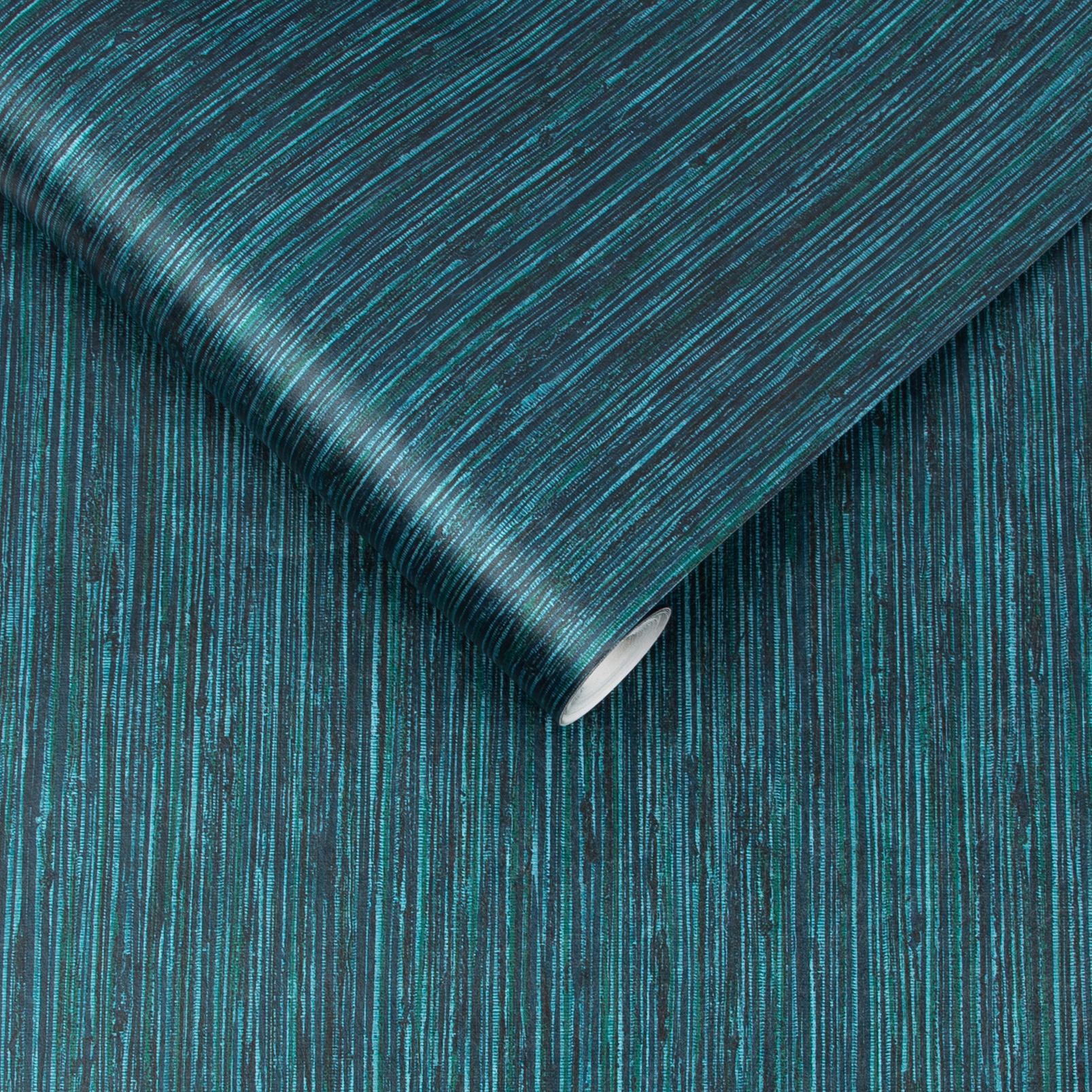 Grasscloth Texture Teal Wallpaper - 111725_ROLLSHOT_GRASSCLOTH TEXTURE TEAL_01.jpg