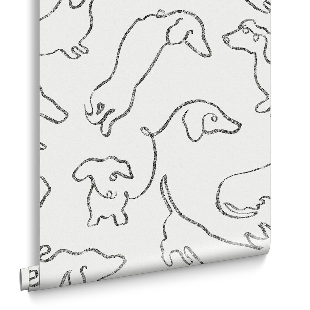 Buckley Monochrome Wallpaper