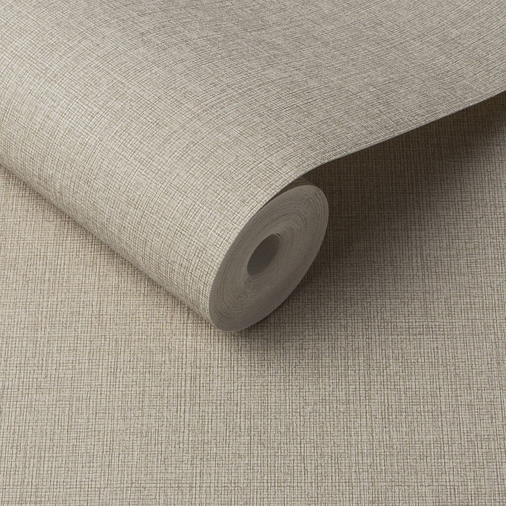 Linen Beige Wallpaper