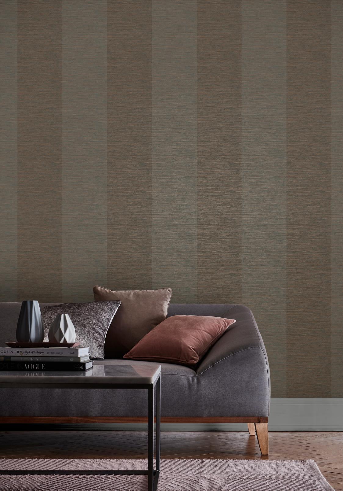 Atelier Stripe Bronze Wallpaper - 107867_ROOMSET_01.jpg