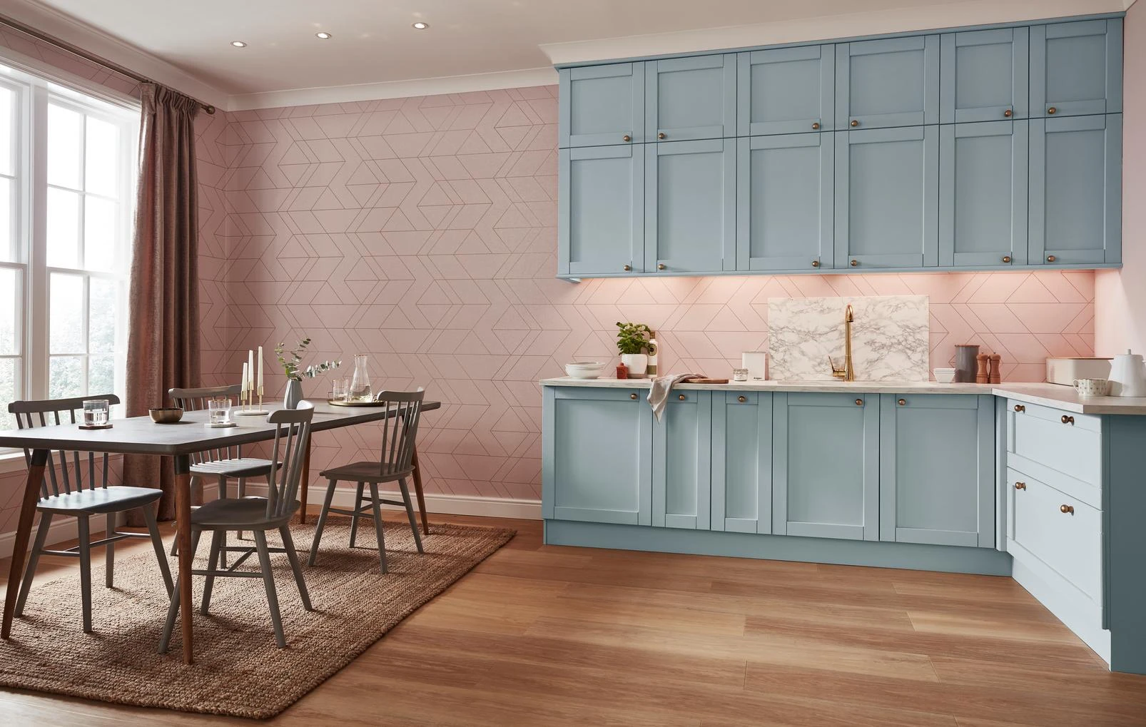 Balance Blush & Rose Gold Wallpaper - 106755_ROOMSET_01.jpg