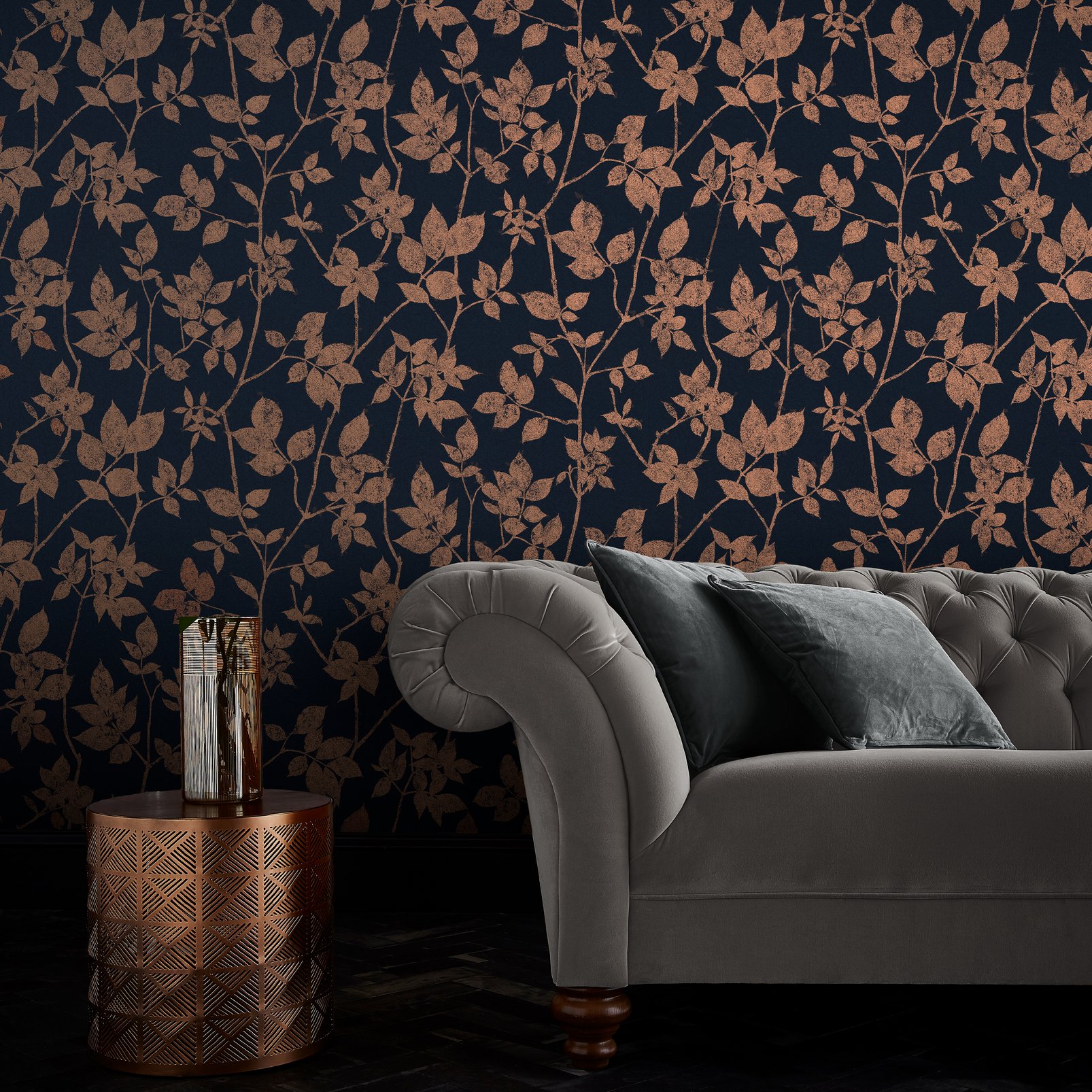 Luna Navy & Copper Wallpaper - 113944_ROOMSET_LUNA NAVY & COPPER_01.jpg
