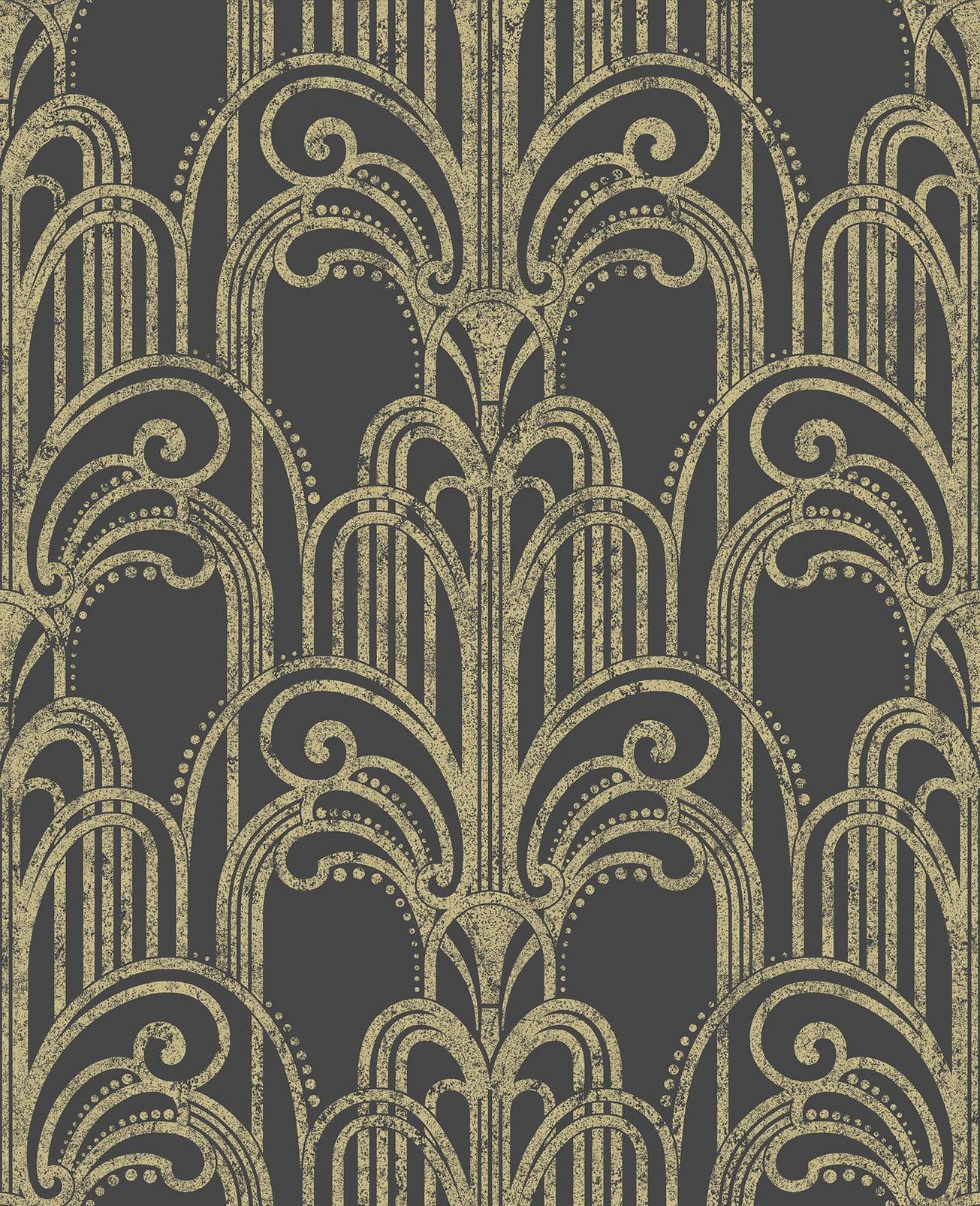Art Deco Black and Gold Wallpaper - 104299_TILE_ART DECO BLACKGOLD_01.jpg