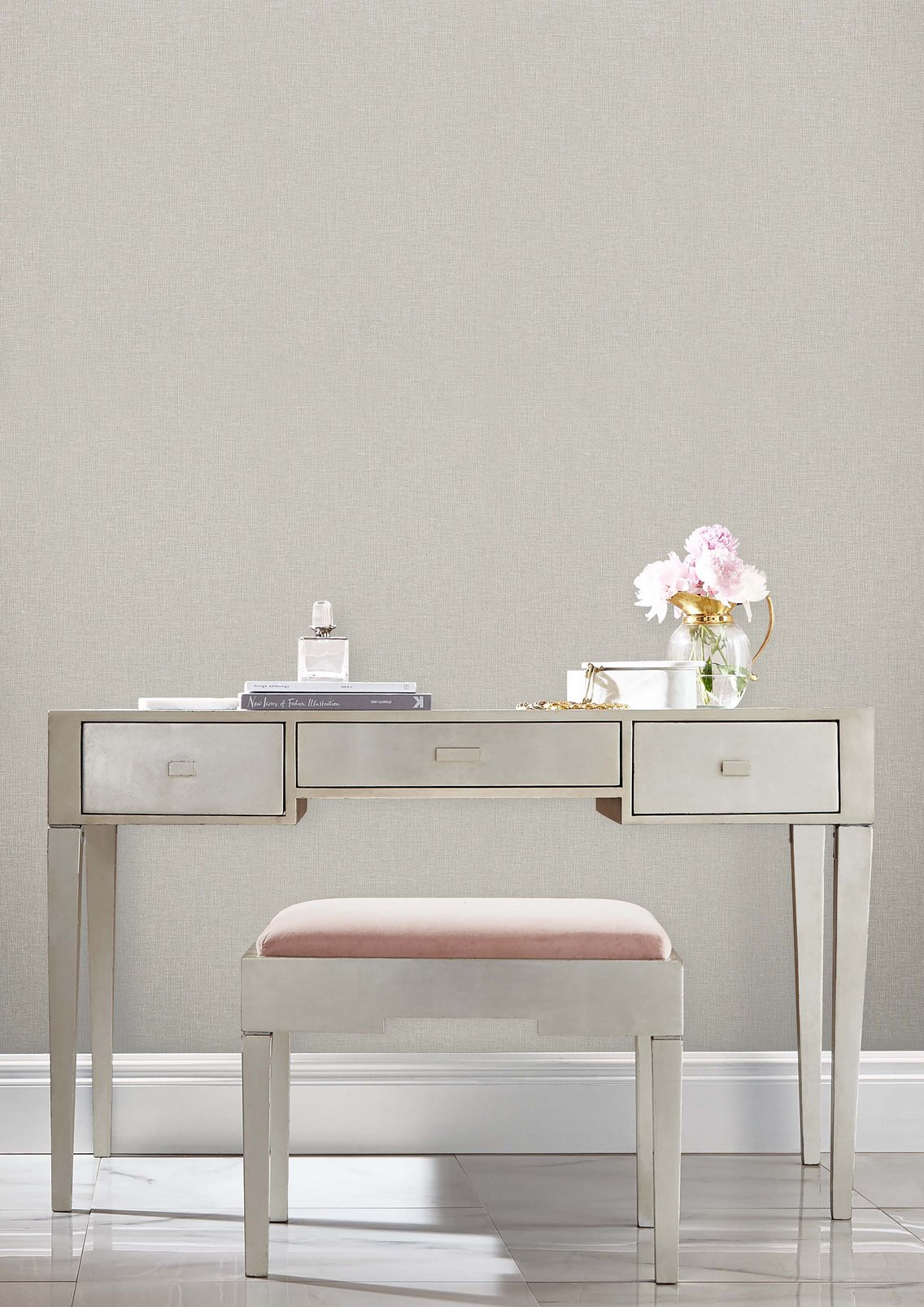 Cambric Ecru Wallpaper - 115237_ROOMSET_CAMBRIC ECRU_01.jpg