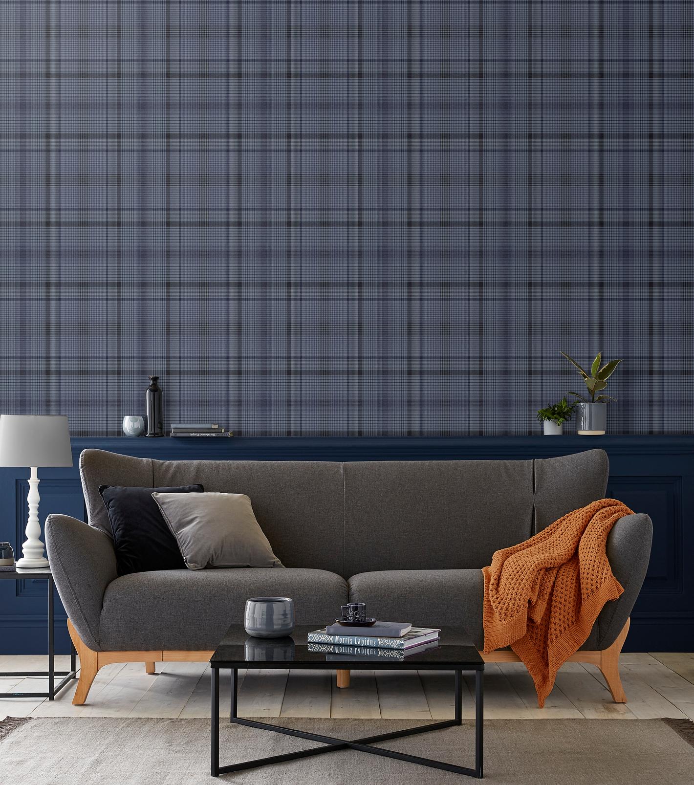 Heritage Plaid Blue Wallpaper - 107595_ROOMSET_01.jpg