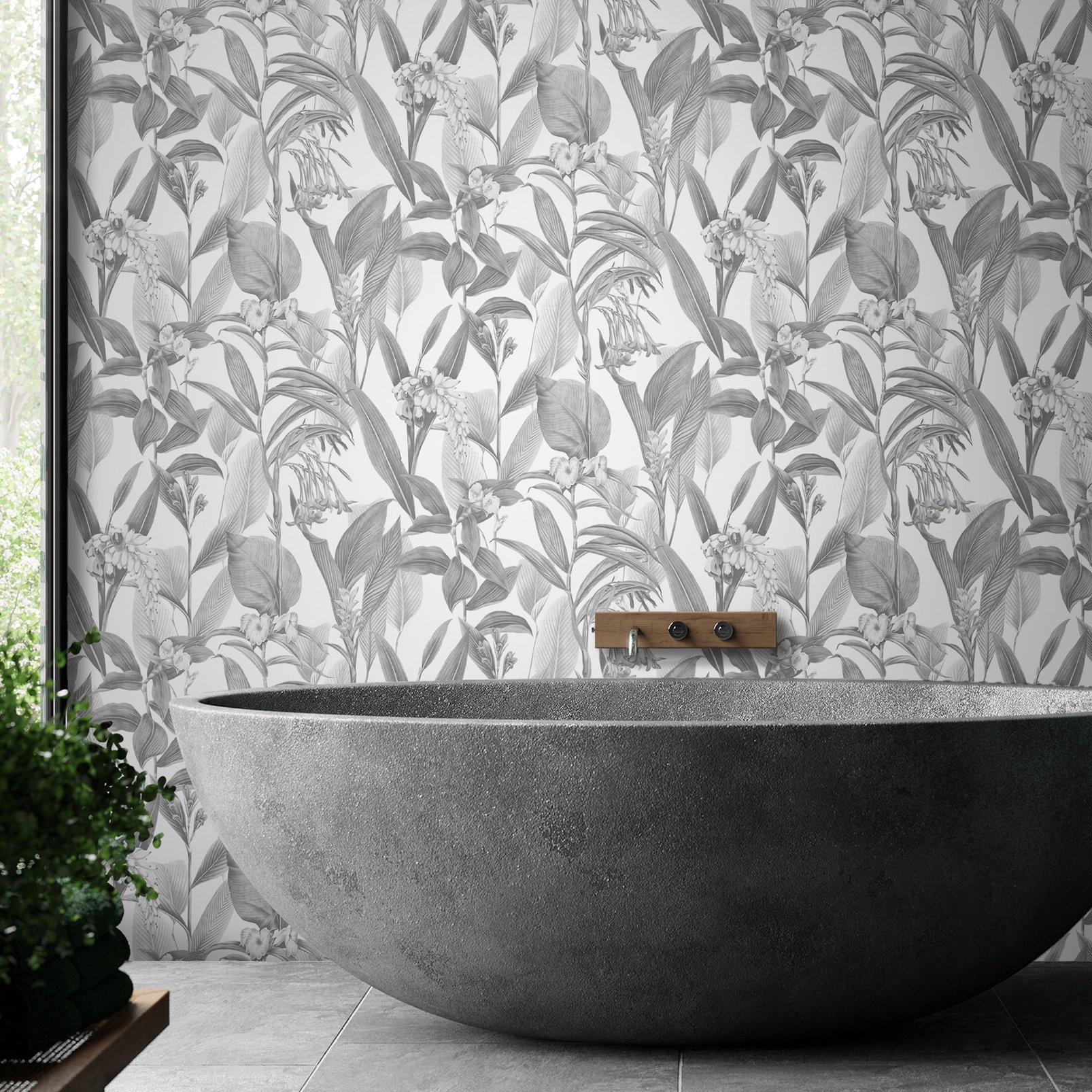 Botanical Shadow Wallpaper - 103801_ROOMSET_BOTANICAL SHADOW_01.jpg