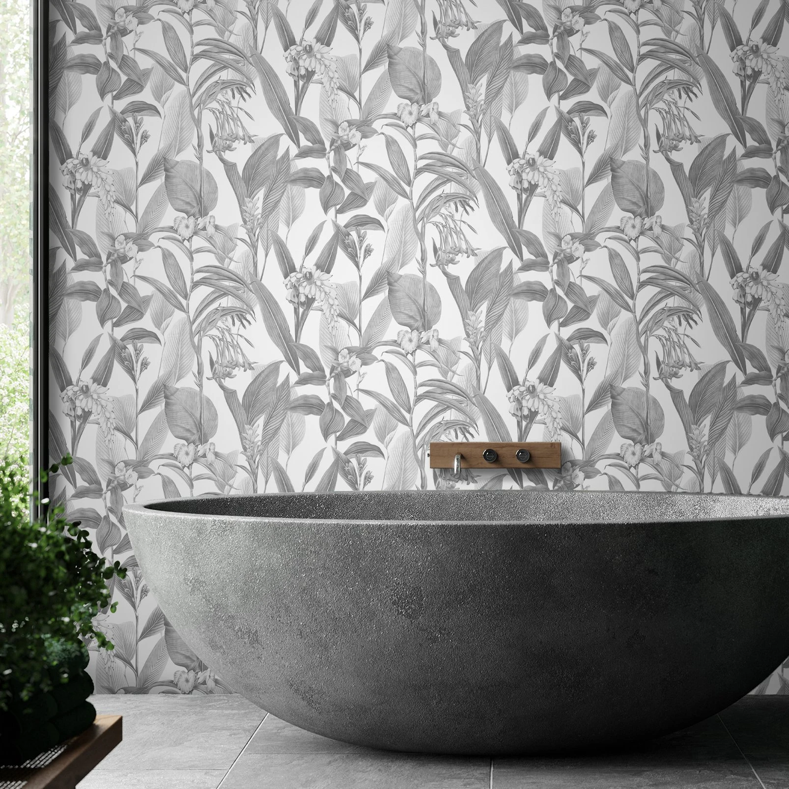 Botanical Shadow Wallpaper - 103801_ROOMSET_BOTANICAL SHADOW_01.jpg