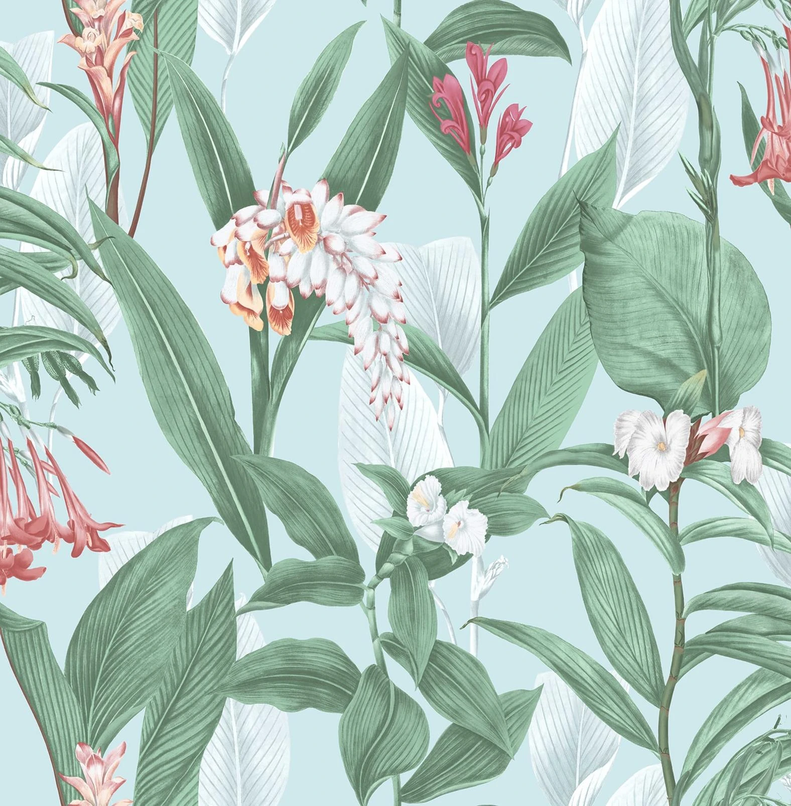 Botanical Duck Egg Wallpaper - 103800_TILE_BOTANICAL DUCK EGG_01.jpg