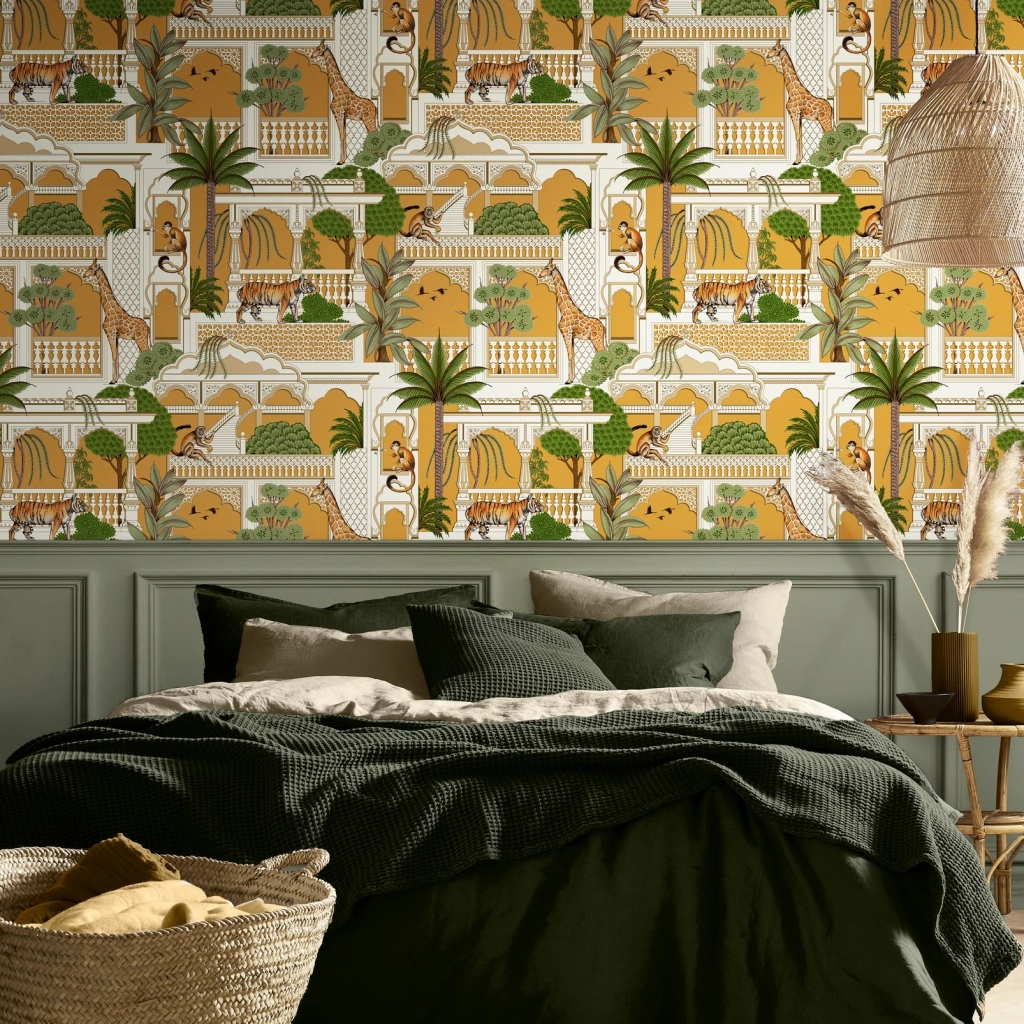 Animahal Turmeric Wallpaper - 119688_ROOMSET_ANIMAHAL TURMERIC_01.jpg