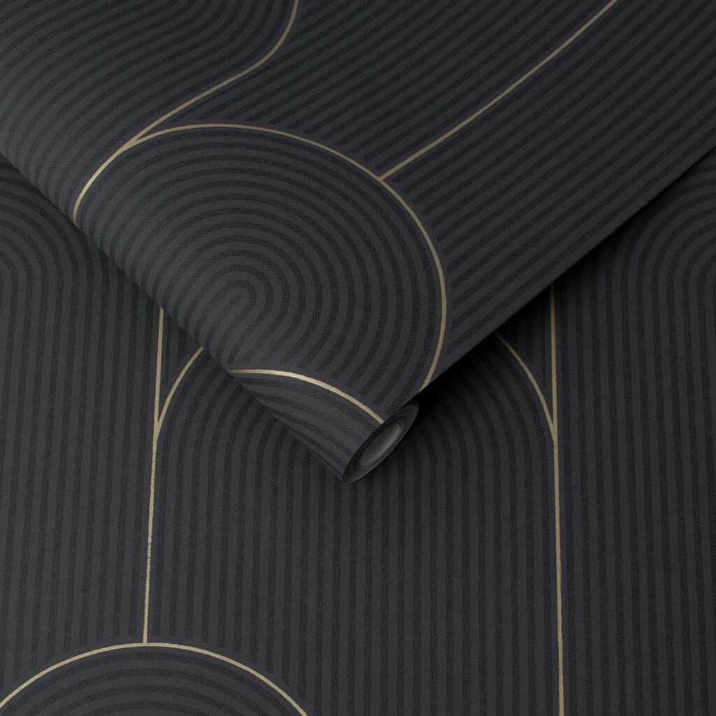 Lancet Black & Gold Wallpaper