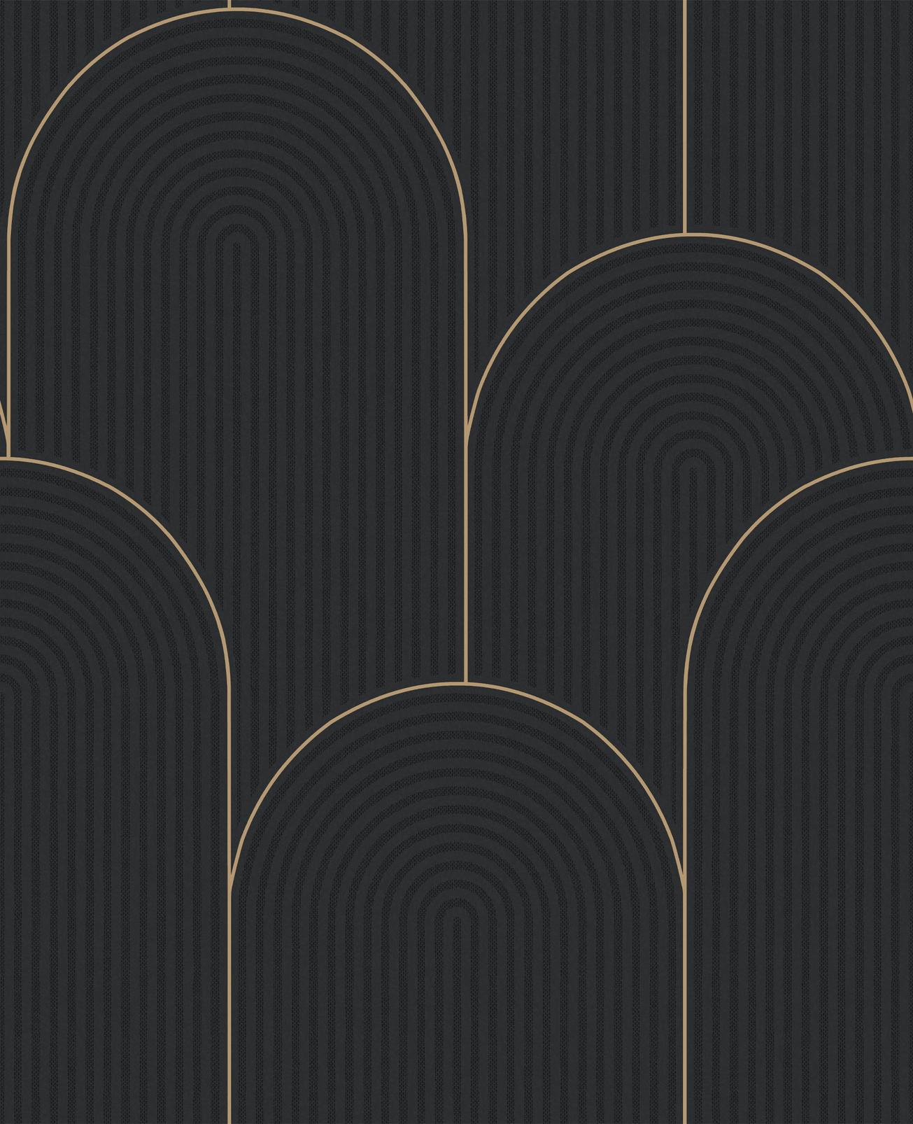 Lancet Black & Gold Wallpaper - 118020_TILE_LANCET BLACK & GOLD_01.jpg