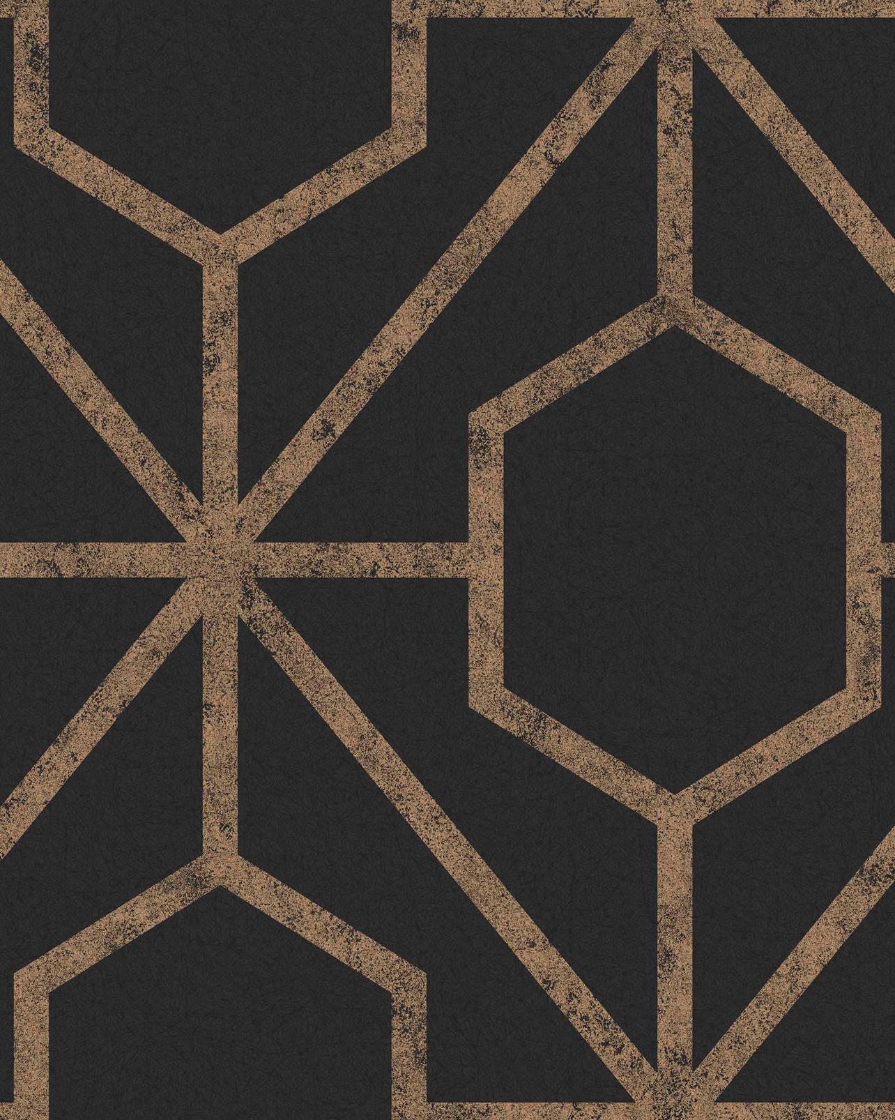 Rinku Black & Gold Wallpaper - 112197_TILE_01.jpg