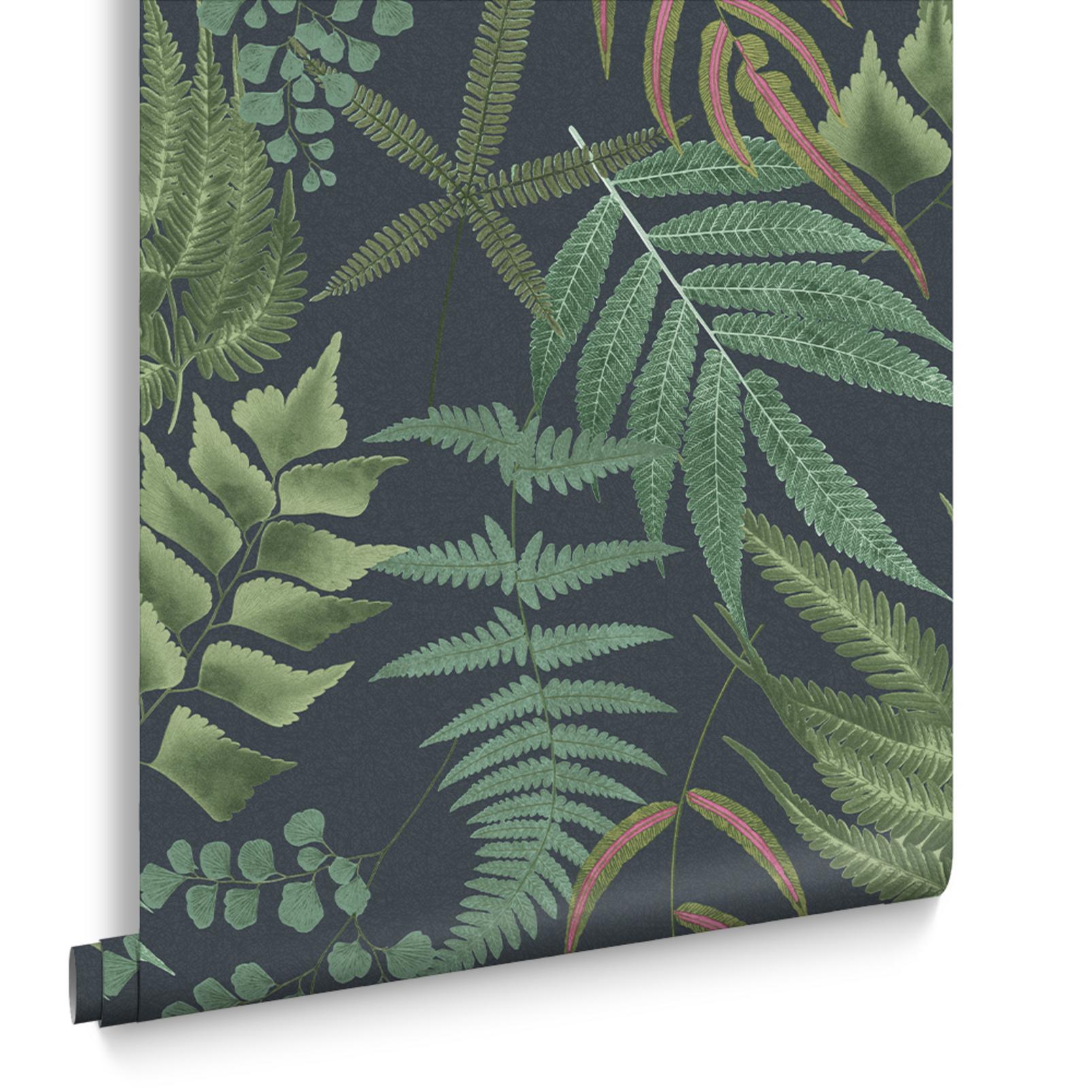 Midsummer Fern Navy Wallpaper - 107881_DIGITAL ROLL_MIDSUMMER FERN NAVY_01.jpg