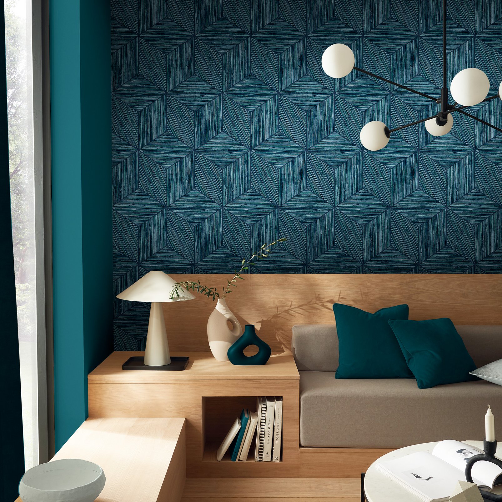 Grasscloth Geo Teal Wallpaper - 111728_ROOMSET_GRASSCLOTH GEO TEAL_01.jpg