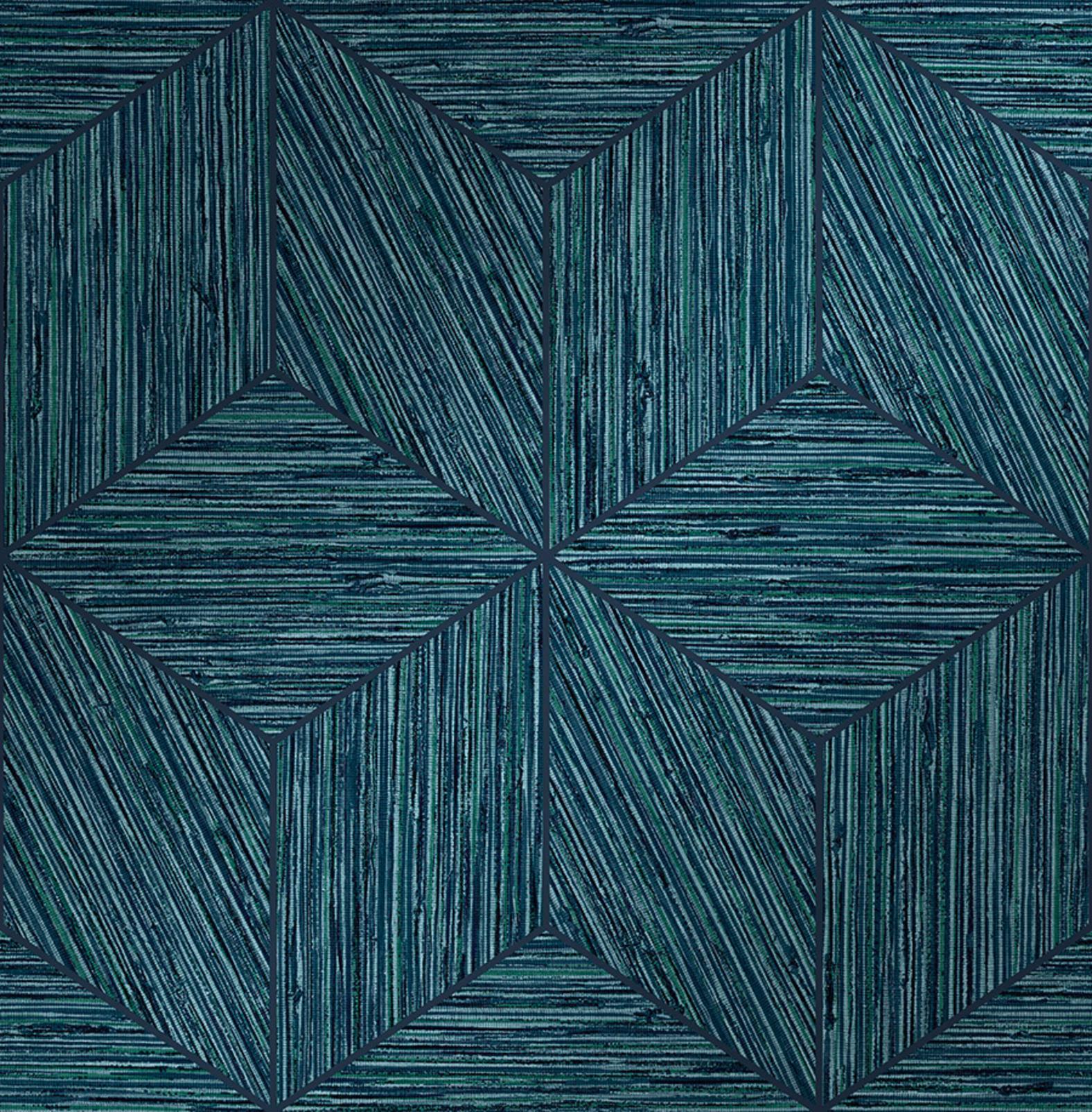 Grasscloth Geo Teal Wallpaper - 111728_TILE_GRASSCLOTH GEO TEAL_01.jpg