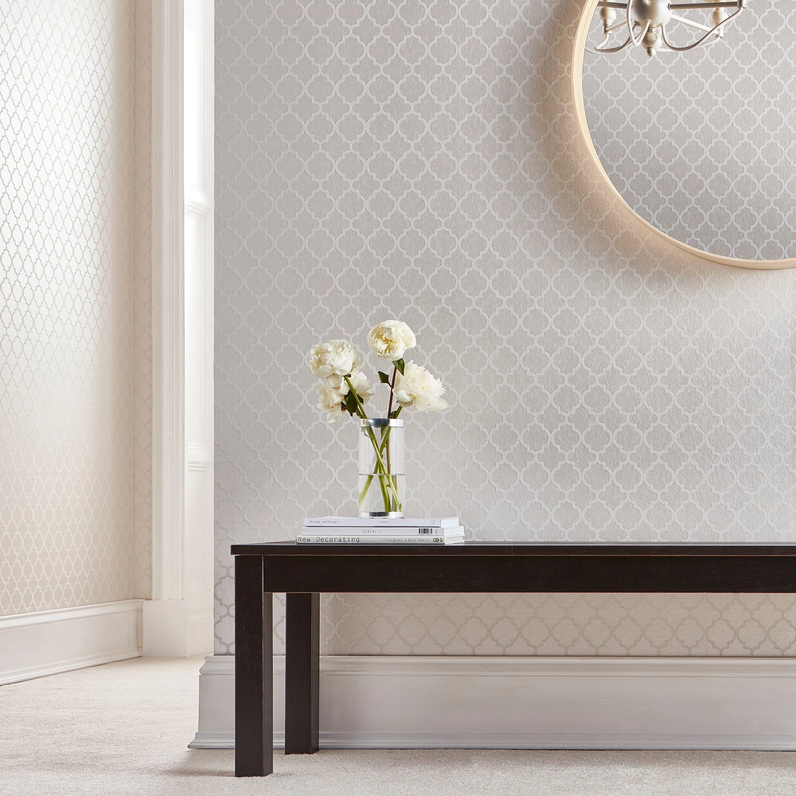 Trelliage Bead Pearl Wallpaper - 105125_ROOMSET_TRELLIAGE BEAD PEARL_01.jpg