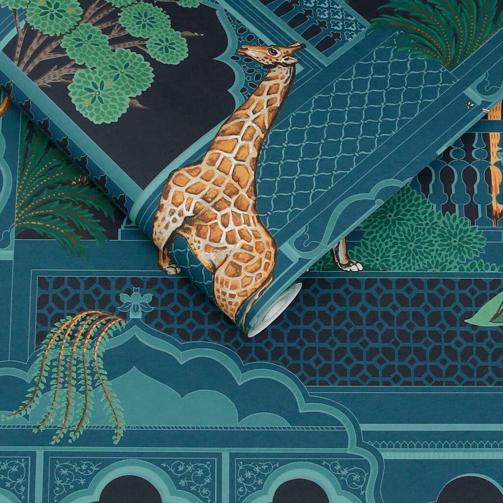 Animahal Navy Wallpaper