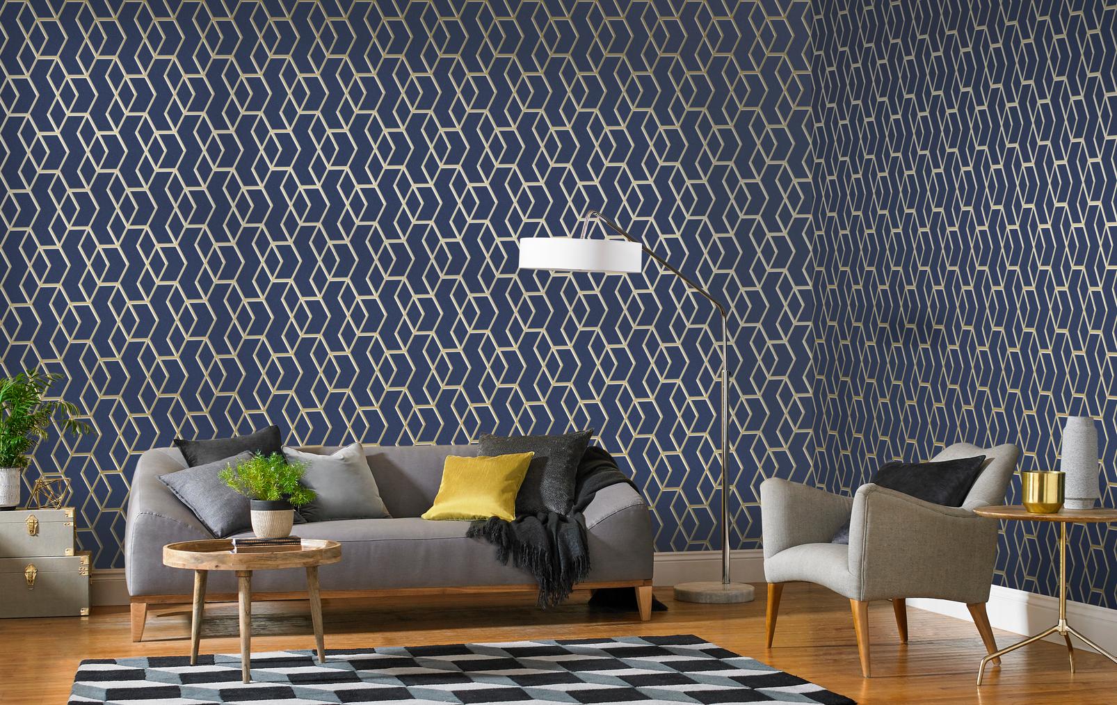 Archetype Navy & Gold Wallpaper - 104735_ROOMSET_01.jpg
