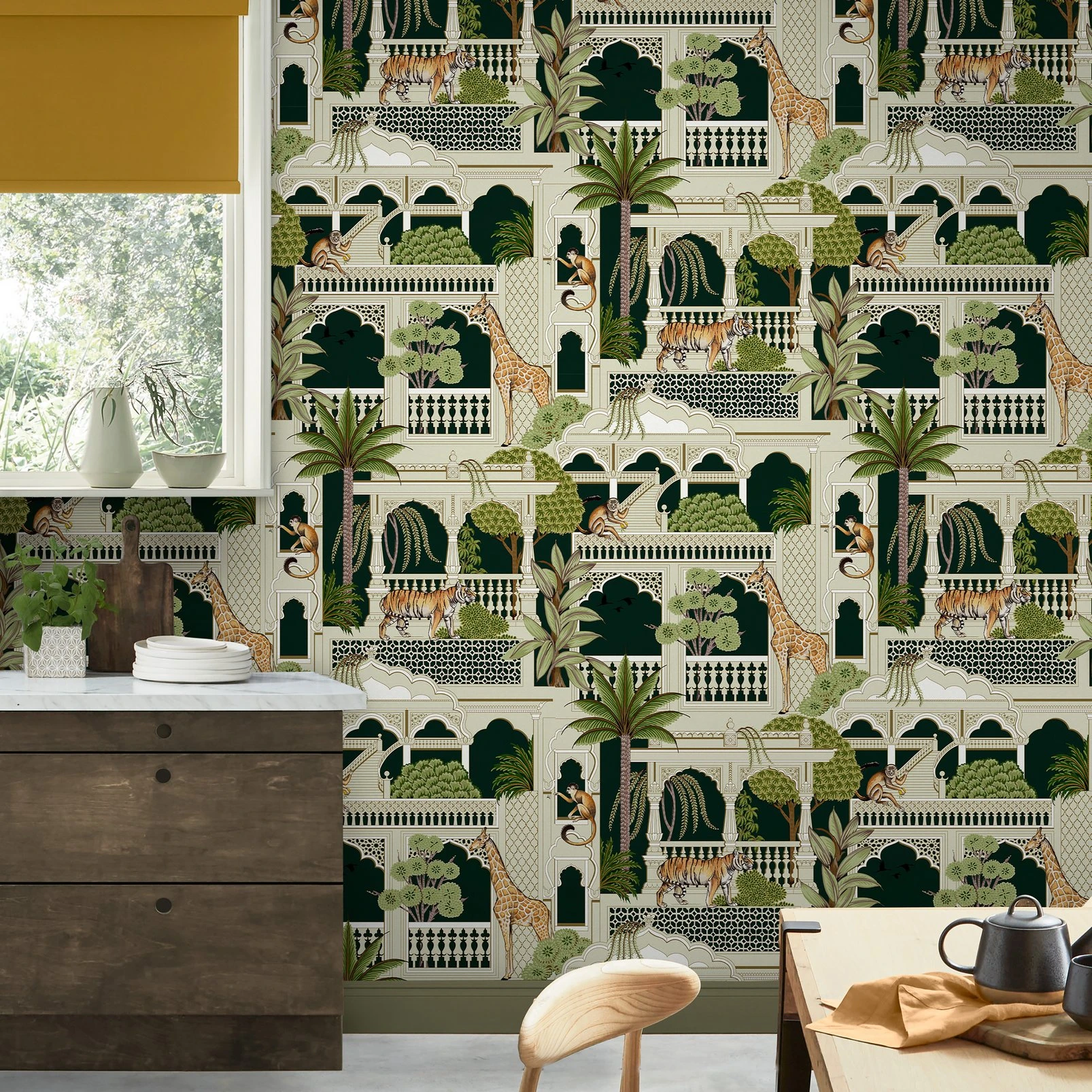 Animahal Emerald Wallpaper - 119689_ROOMSET_ANIMAHAL EMERALD_01.jpg