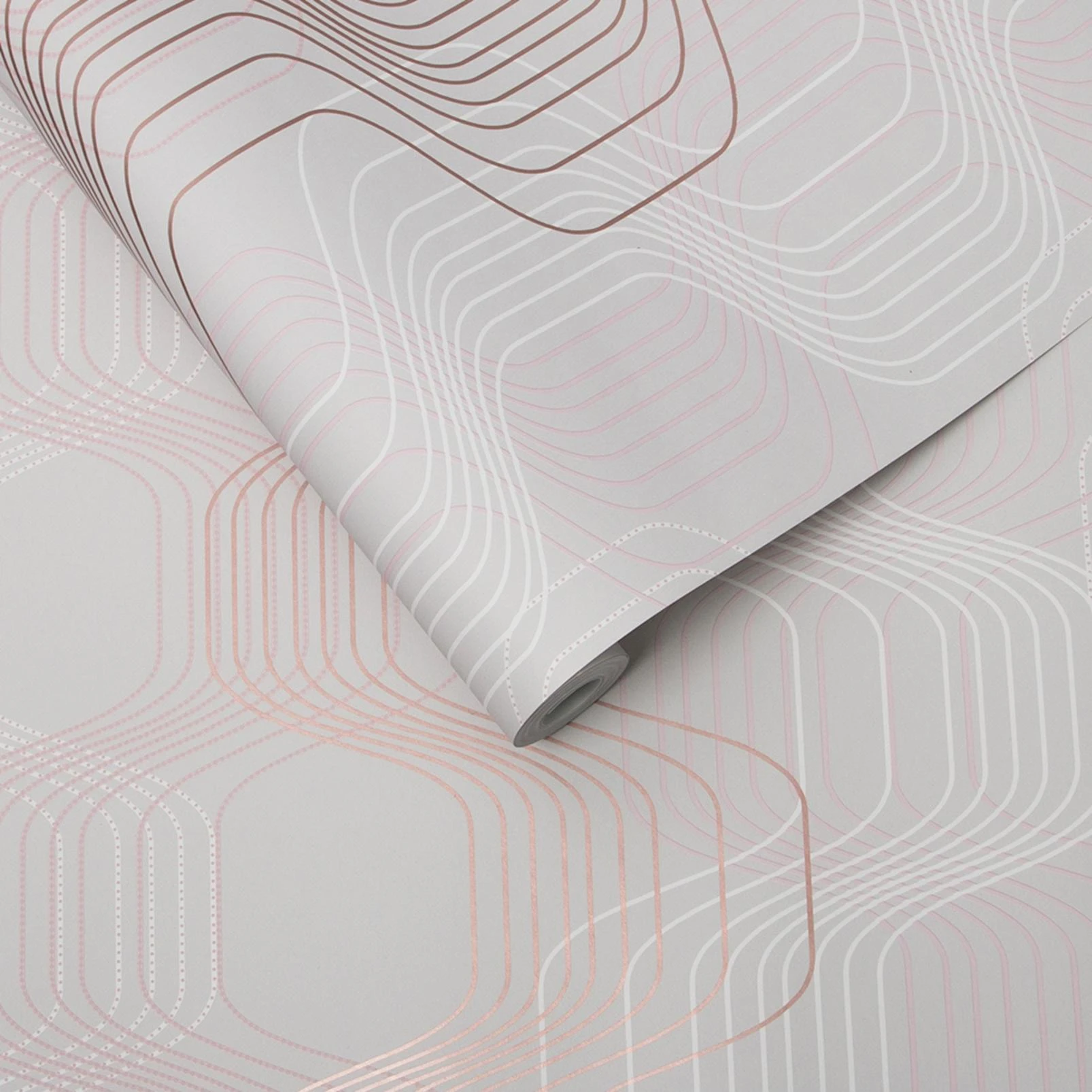 Revival Grey & Rose Gold Wallpaper - 105023_ROLLSHOT_REVIVAL GREY AND PINK_02.jpg