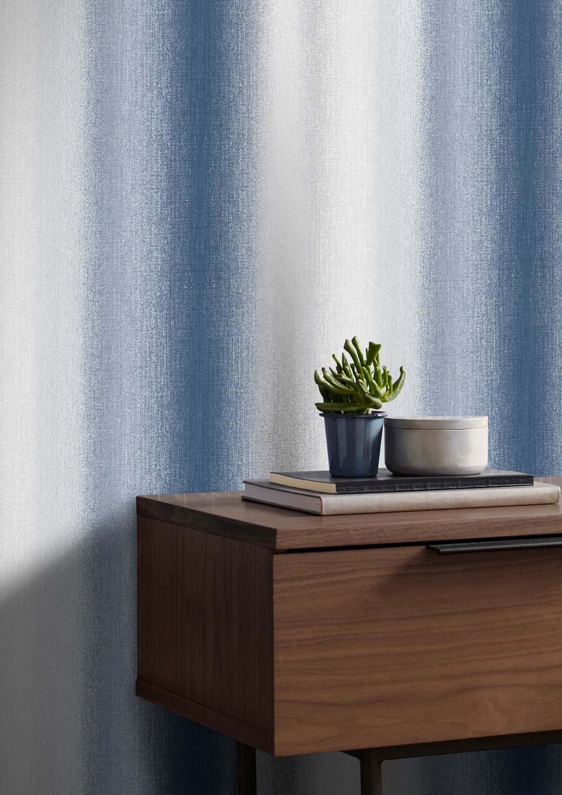 Wild Flower Stripe Ink Wallpaper - 105900_ROOMSET_WILDFLOWER STRIPE INK_01.jpg