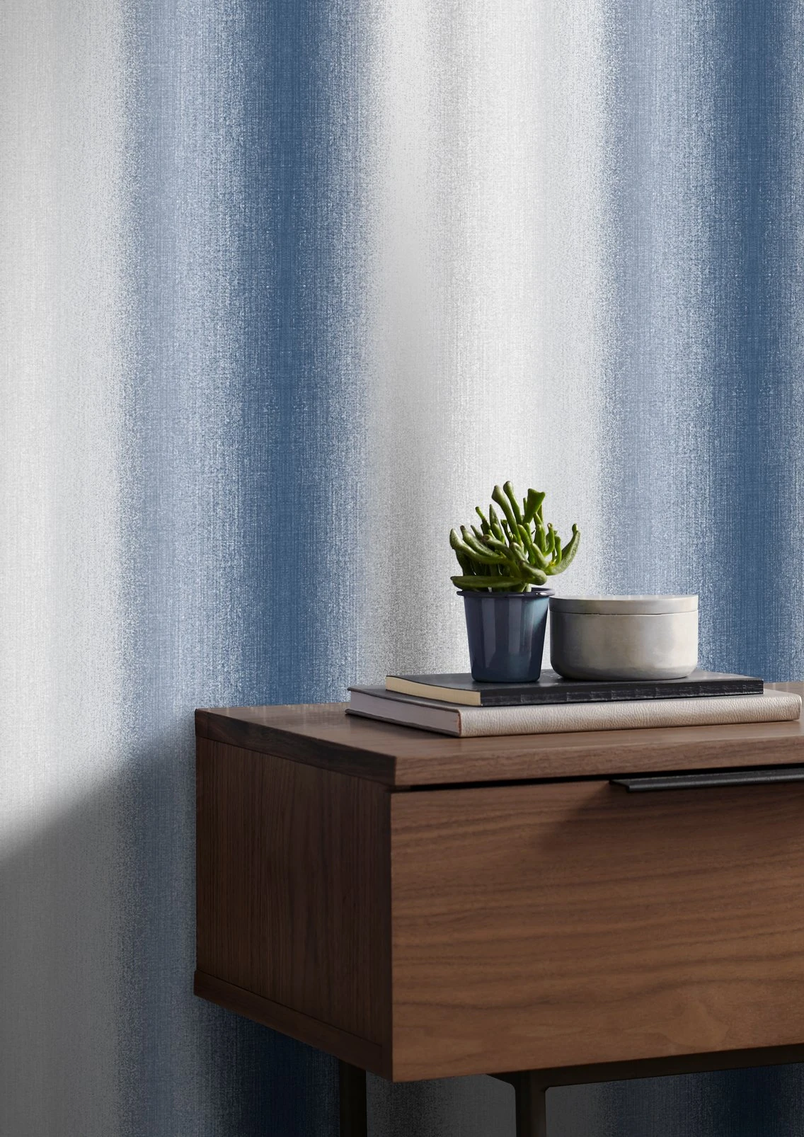 Wild Flower Stripe Ink Wallpaper - 105900_ROOMSET_WILDFLOWER STRIPE INK_01.jpg