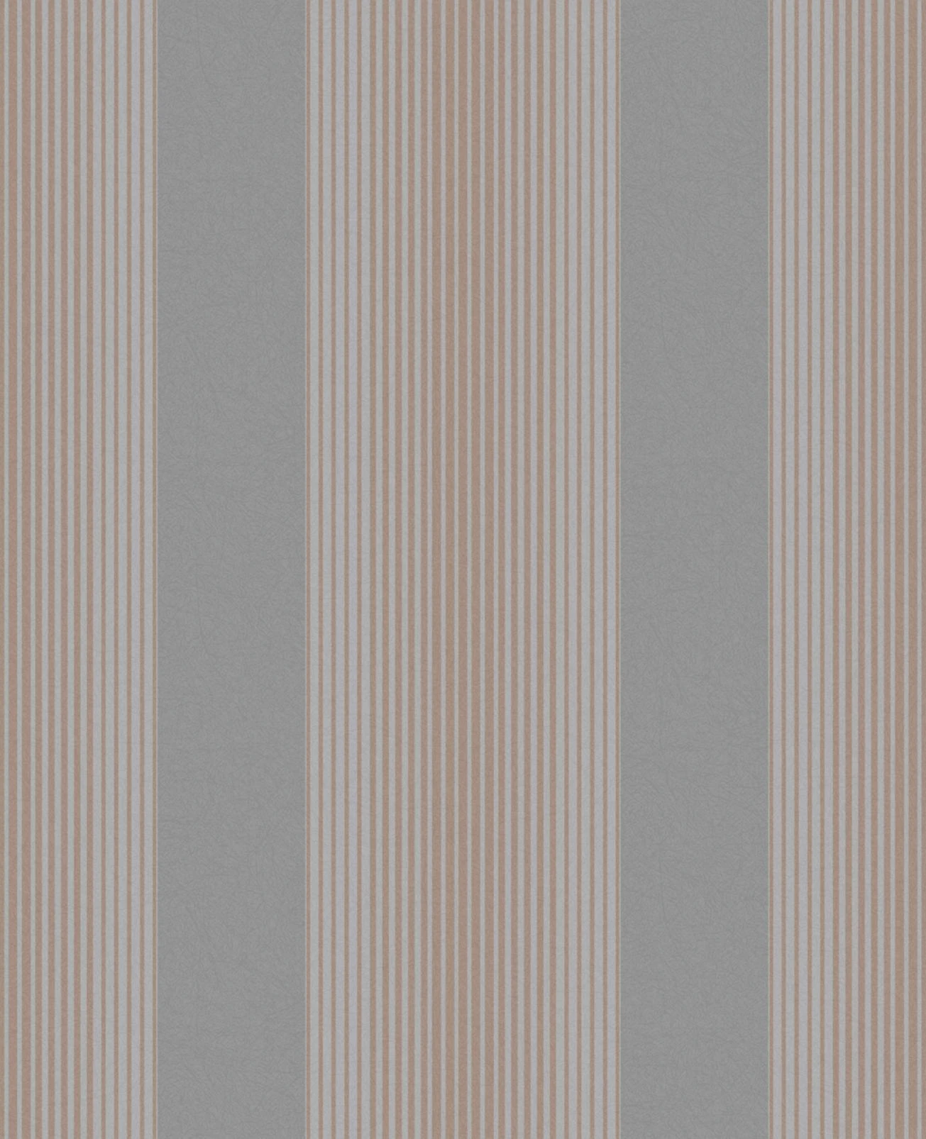 Lagom Stripe Grey & Rose Gold Wallpaper - 106766_TILE_LAGOM STRIPE GREY ROSE GOLD_01.jpg