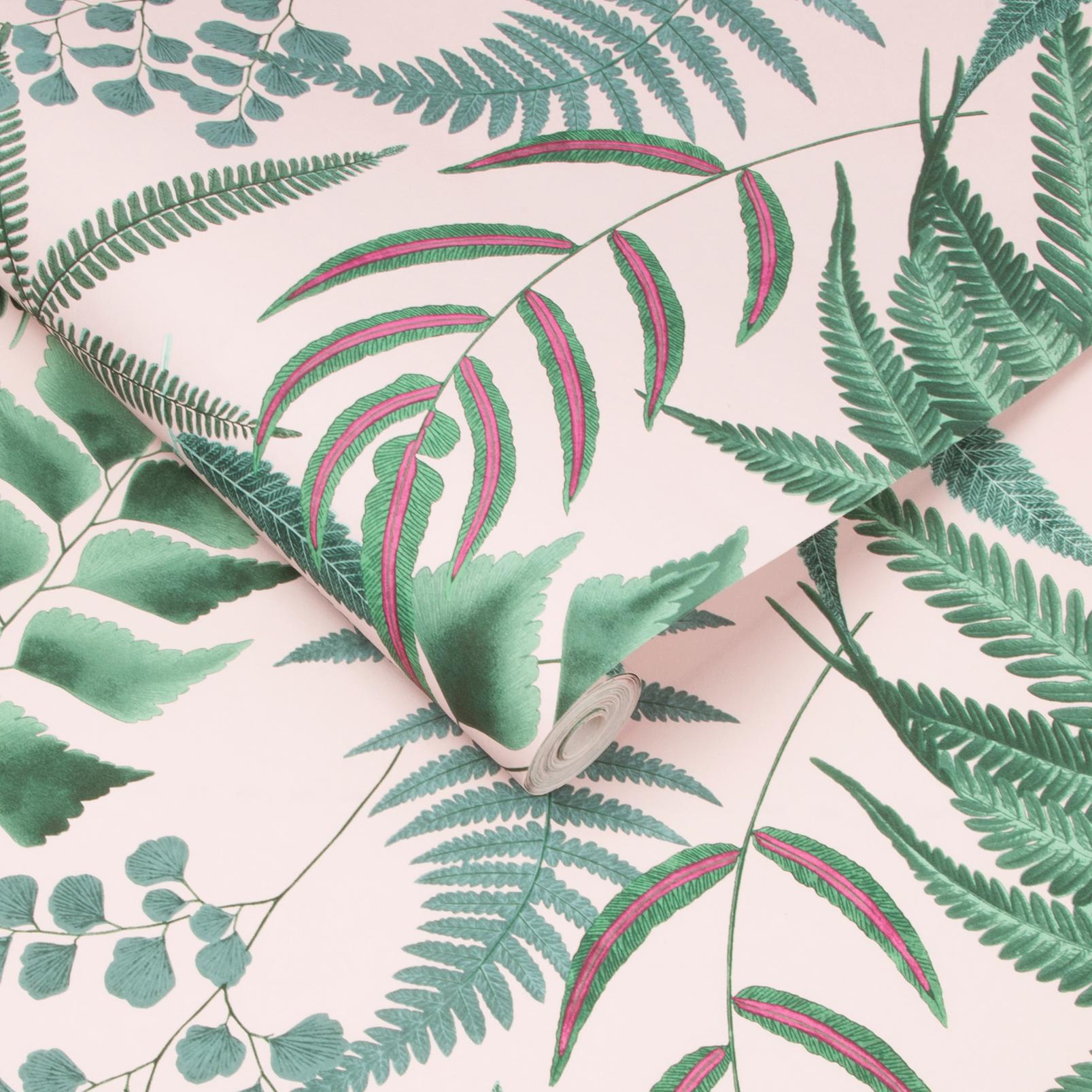 Midsummer Fern Blush Wallpaper - 107878_ROLLSHOT_MIDSUMMER FERN BLUSH_02.jpg