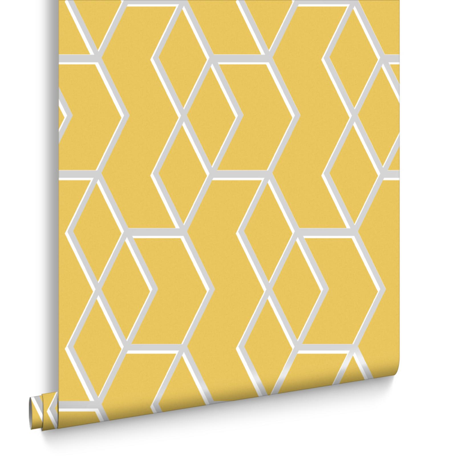 Archetype Yellow & Silver Wallpaper - 104731_DIGITAL ROLL_ARCHETYPE YELLOW_01.jpg