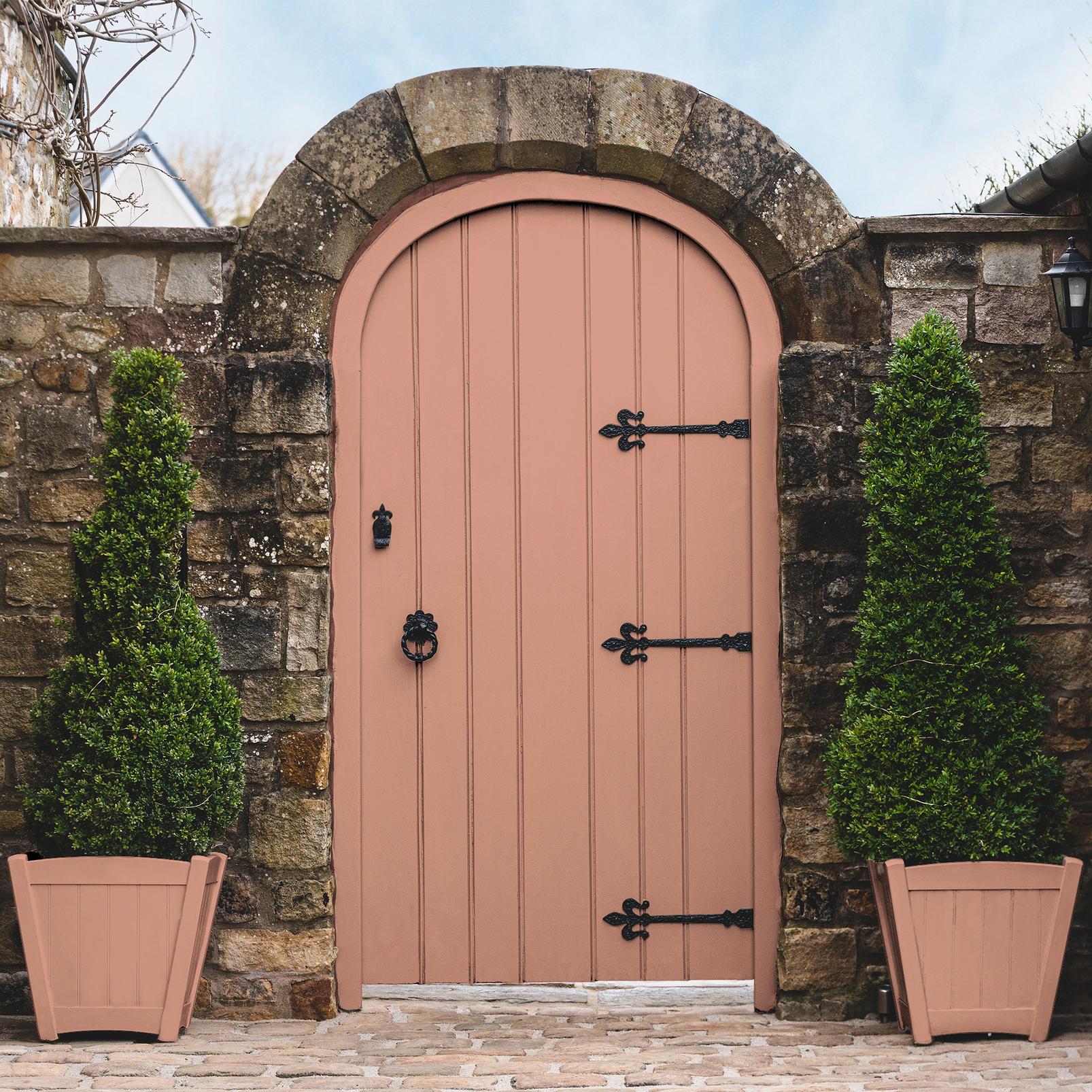 Aloha Painted garden gate