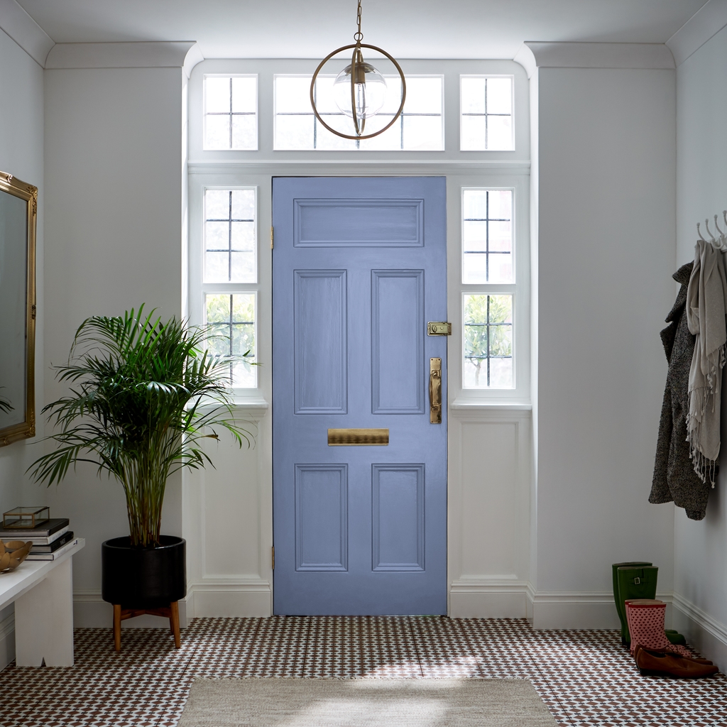 Retrograde Wandfarbe