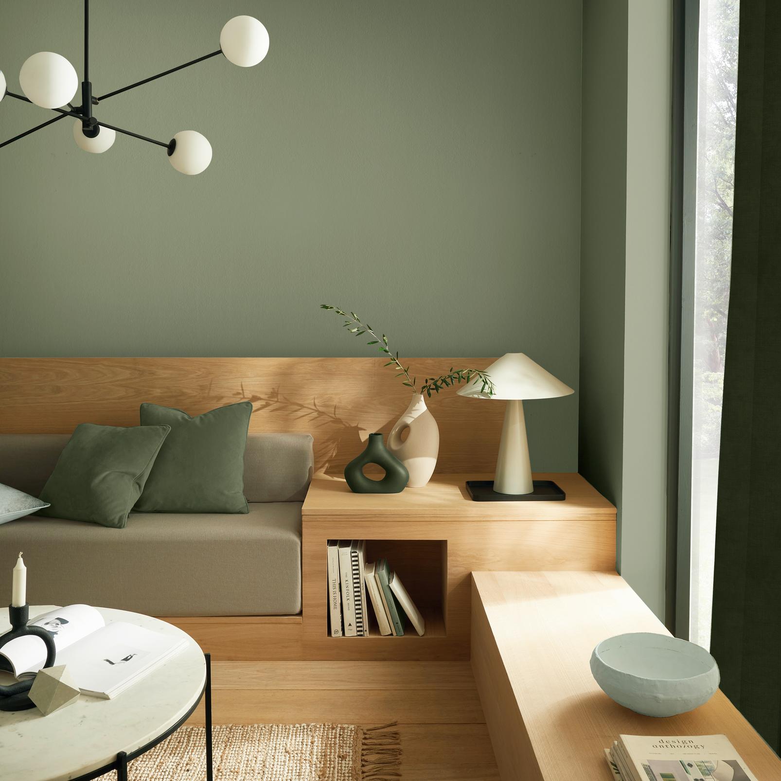 Sage Paint in a Roomset