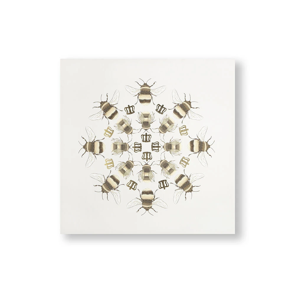 Beautiful Bees Printed Canvas Wall Art