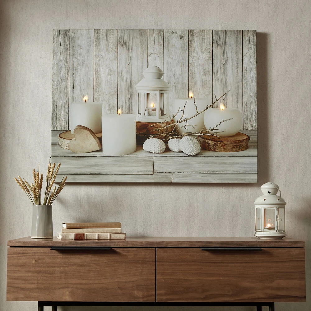 Coastal Treasures Led Canvas Wall Art