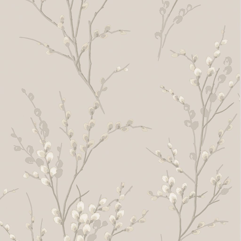 laura ashley pussy willow dove grey wallpaper