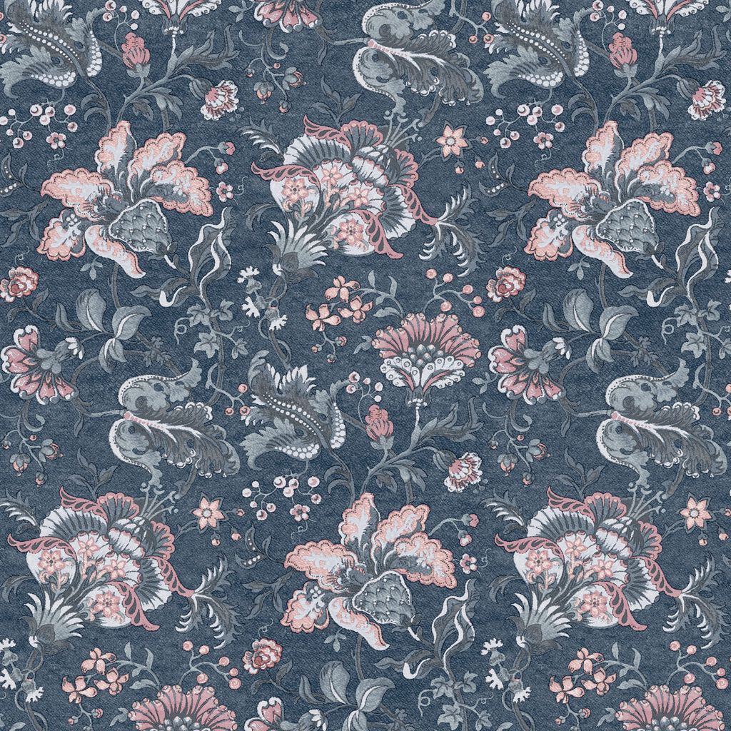 laura ashley portia dark seaspray wallpaper