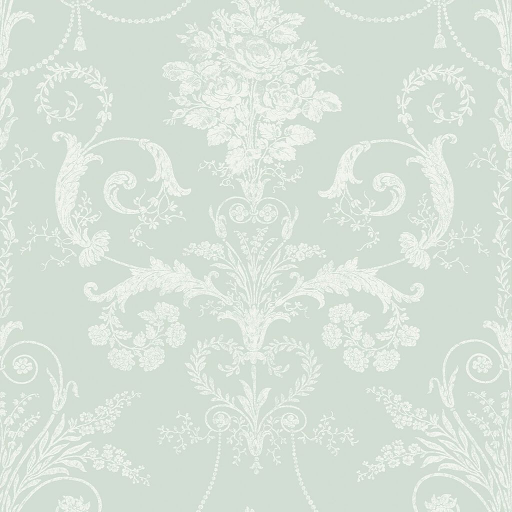 laura ashley josette duck egg wallpaper