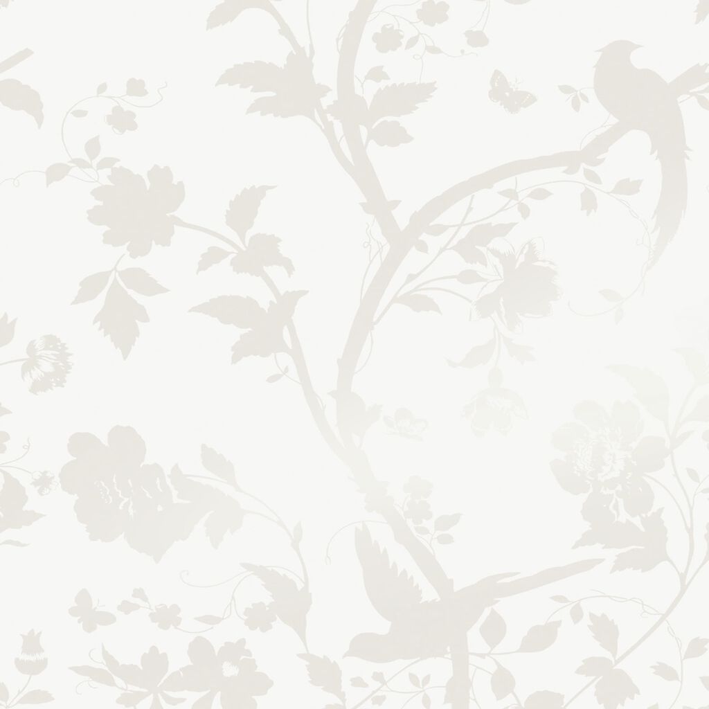 laura ashley oriental garden pearlescent white wallpaper