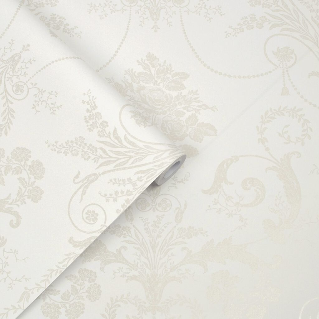 laura ashley josette white wallpaper