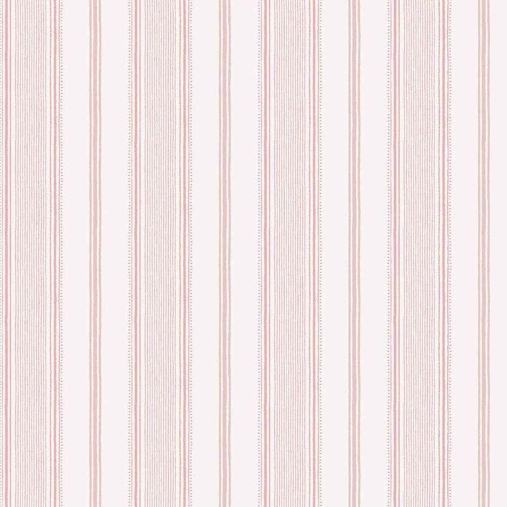laura ashley heacham stripe blush wallpaper