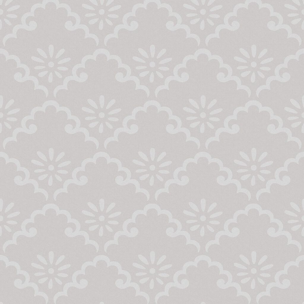 laura ashley coralie sugared grey wallpaper