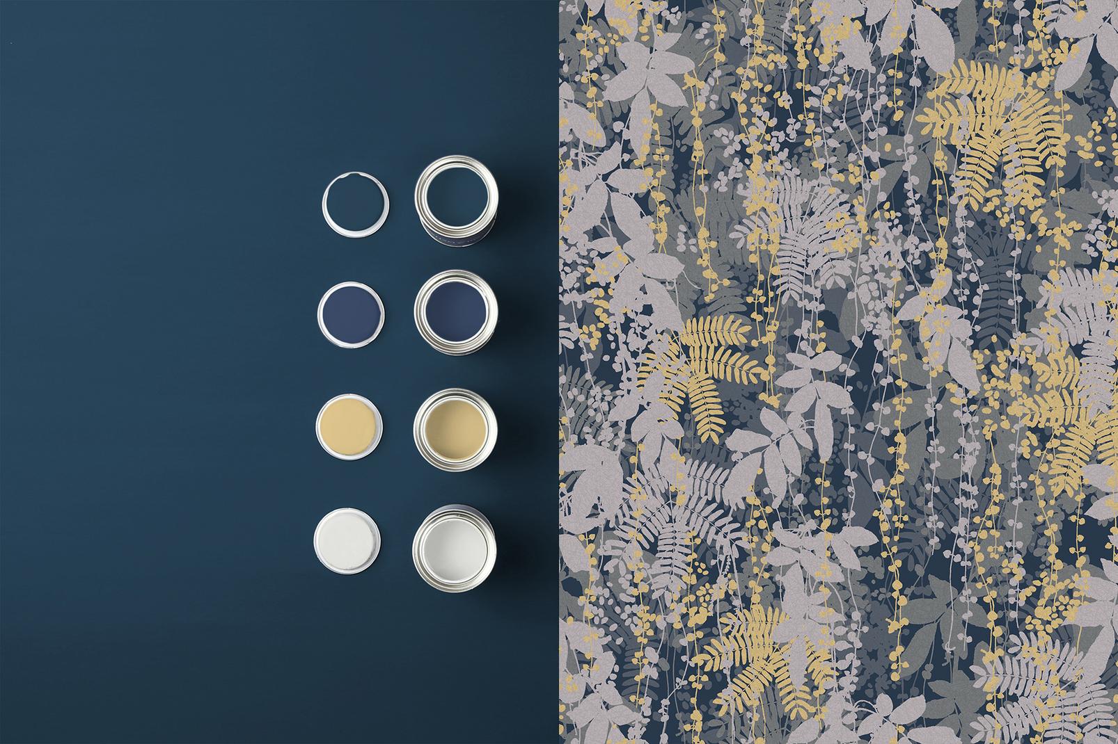 Canopy French Navy Wallpaper by Clarissa Hulse - 120382_FLATLAY_CANOPY FRENCH NAVY_01.jpg