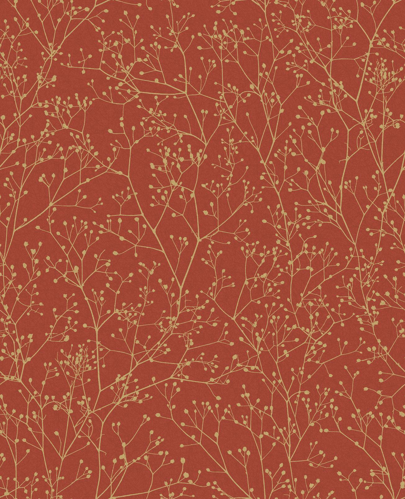 Gypsophila Paprika & Gold Wallpaper by Clarissa Hulse - 120401_TILE_02.jpg